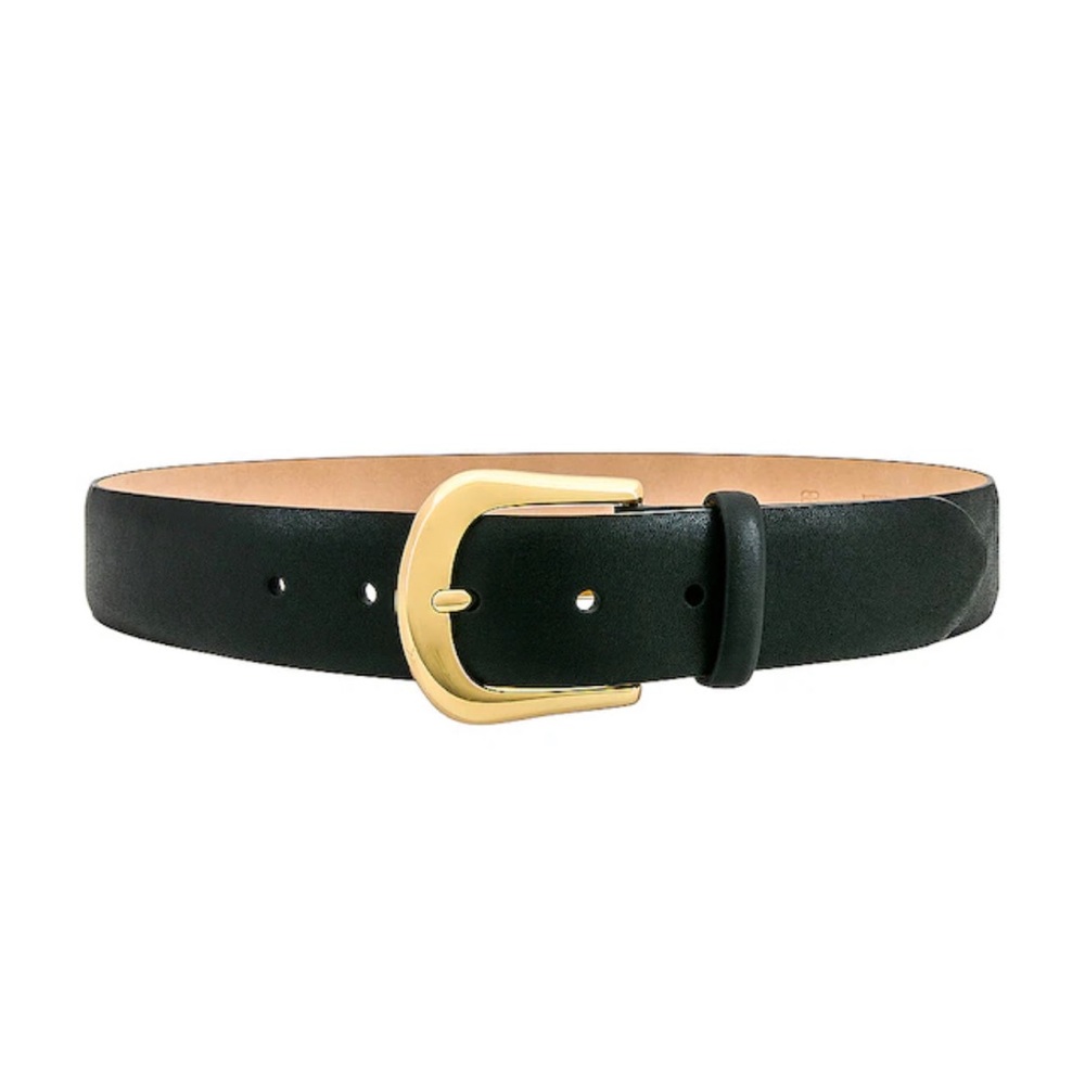 Below The Belt - black & gold belt - XS